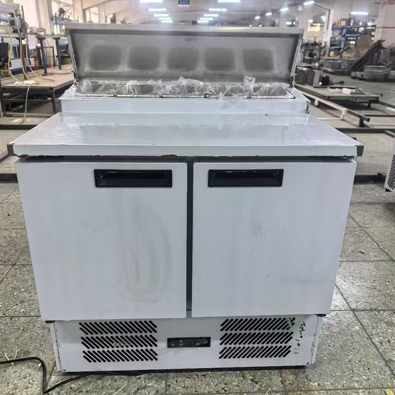 0～10℃低温業務用2ドアピザ準備台冷蔵庫自動霜取り冷蔵食品 - Food Storage For Refrigerator のレビューと価格