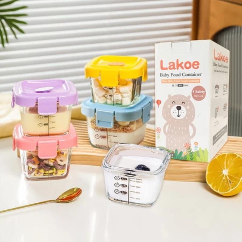 耐熱保存容器 スポック 3 in 1 ポータブル ベビーガラ - Food Storage Containers Glass のレビューと価格