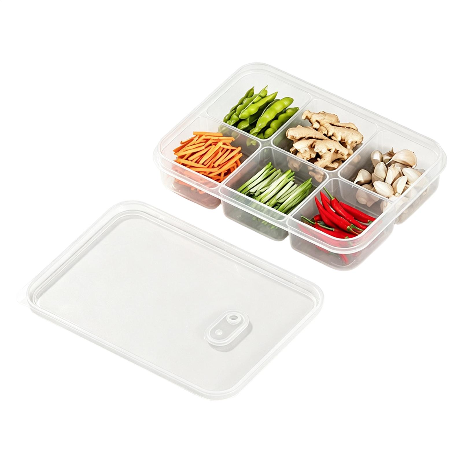 1PC 冷蔵庫収納ボックス肉野菜鮮度保持収納ボックス透明食品 - Food Storage Vegetables のレビューと価格