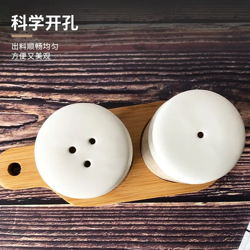 セラミックスパイスジャー調味料ボトル大理石模様の塩コショウ入 - Herb Keeper Container のレビューと価格