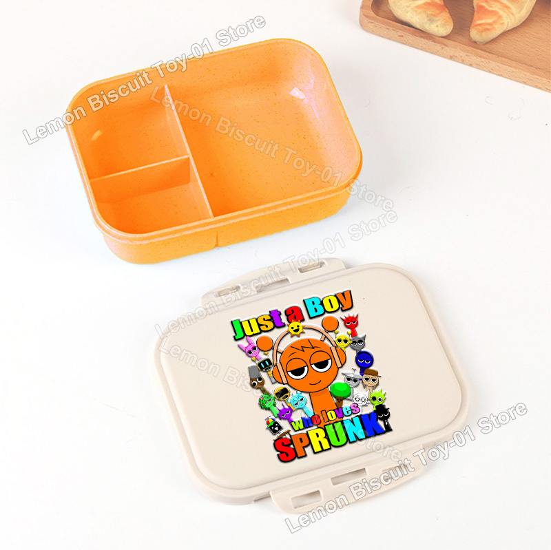 スプリンキスシリーズ ポータブル弁当箱 麦わら素材ランチボッ - Food Storage Meals のレビューと価格