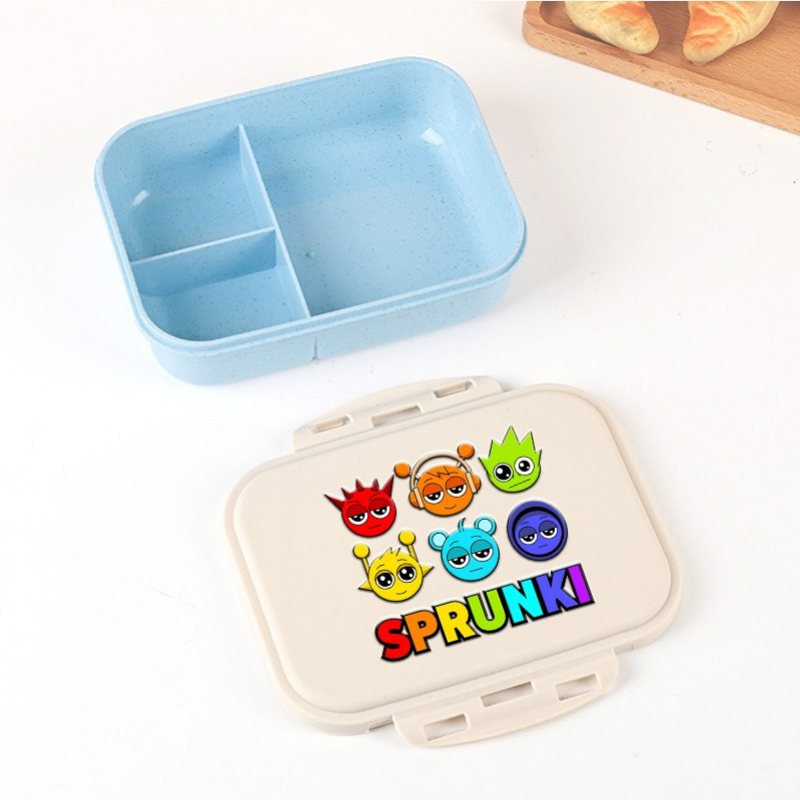 スプリンキスシリーズ ポータブル弁当箱 麦わら素材ランチボッ - Food Storage Meals のレビューと価格