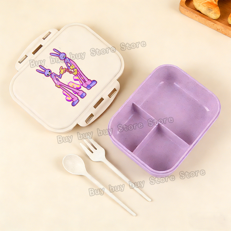 アニメアメージングデジタルサーカスランチボックスポータブル弁 - Food Storage Meals のレビューと価格