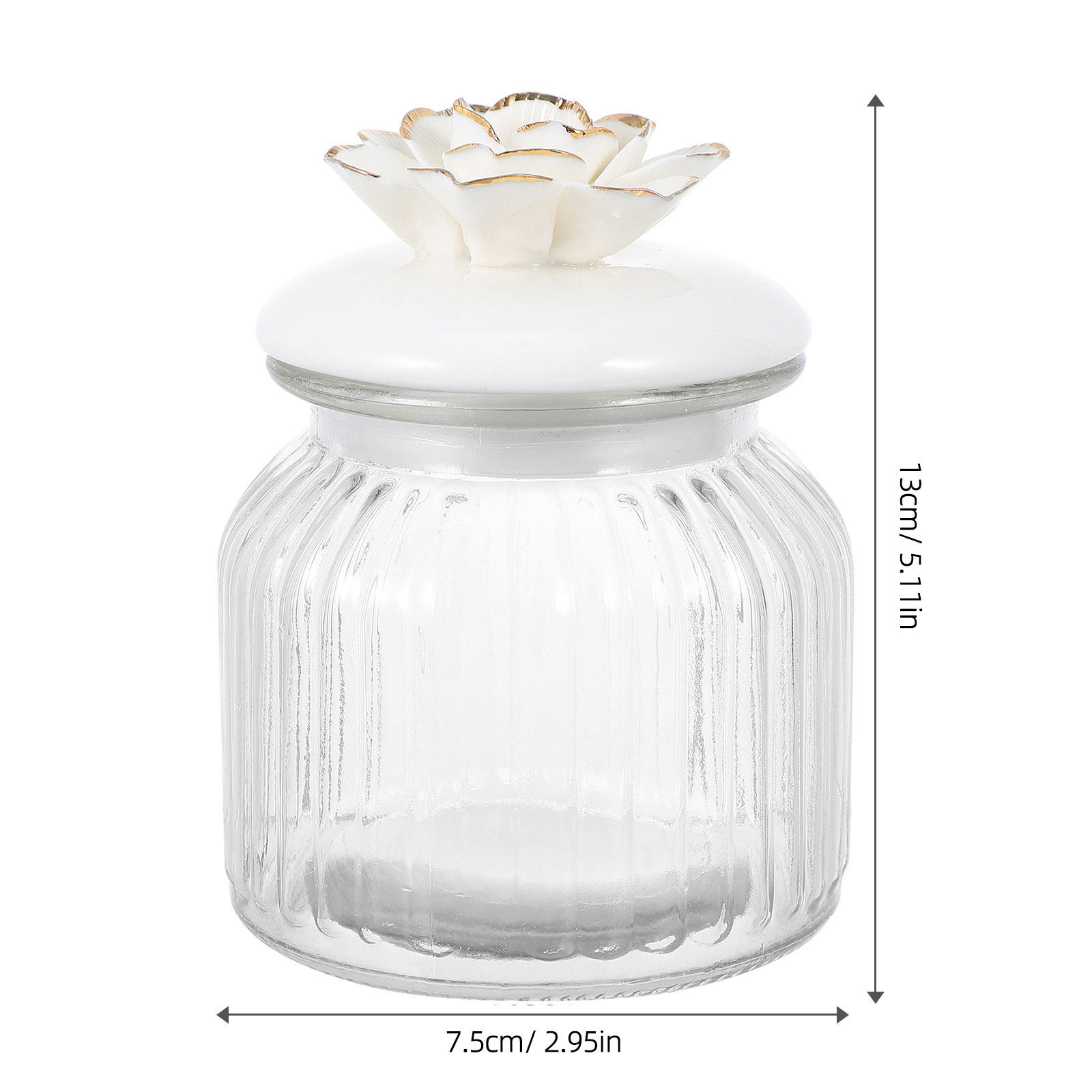 透明なガラス保存瓶、セラミック蓋付き、気密食品容器、コーヒー - Airtight Cereal Jar のレビューと価格