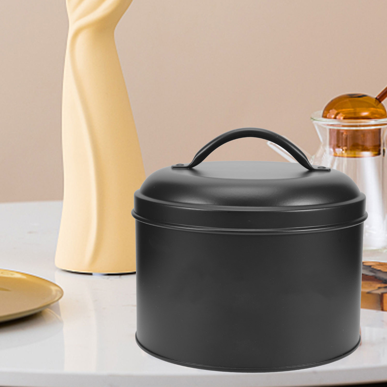 金属製食品保存容器 密閉型キャニスター コーヒー豆、シリアル - Airtight Cereal Jar のレビューと価格