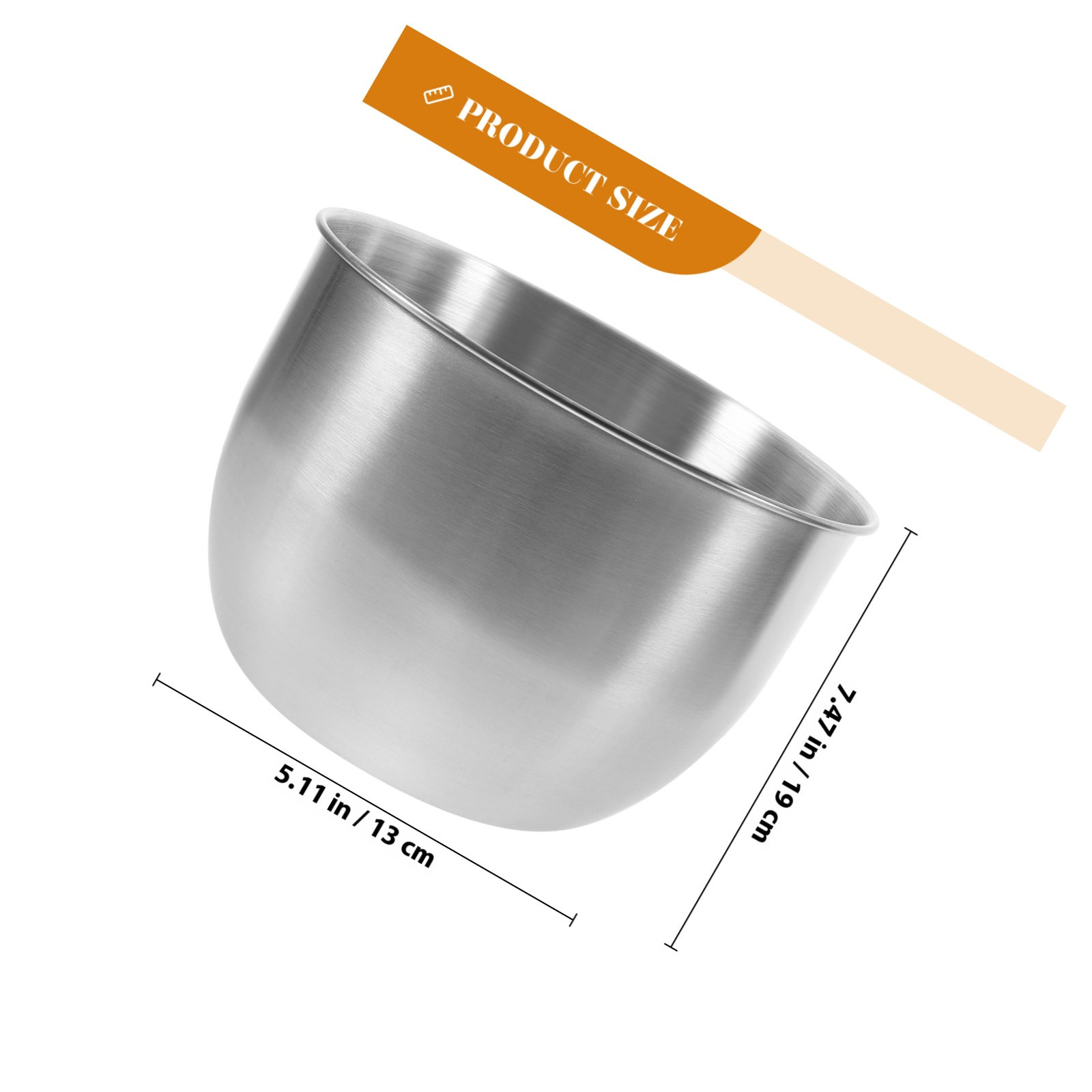 深型ステンレス製ミキシングボウル、厚い金属製キッチンボウル、 - Food Storage Meals のレビューと価格