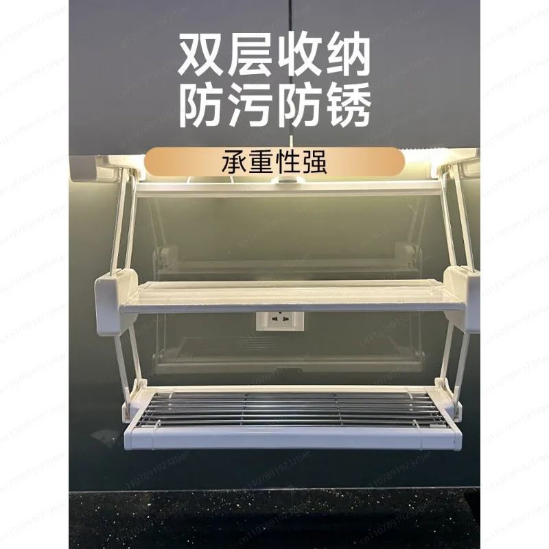 キッチン食品収納ラック 折りたたみ式 ダブルレイヤー 食材準 - Food Storage Kitchen Cabinet のレビューと価格
