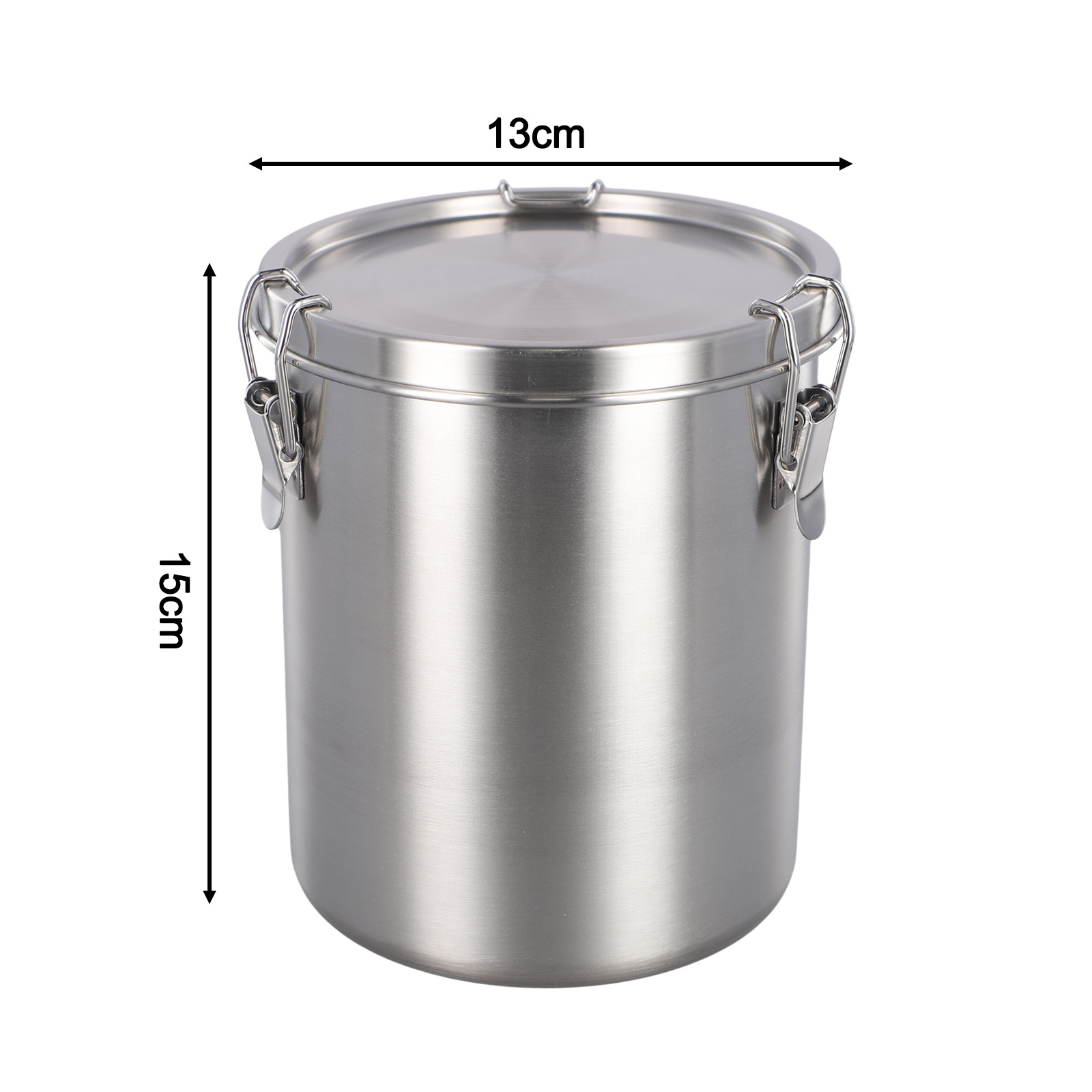ステンレス鋼のコーヒー缶気密性と防錆性の容器 520/100 - Herb Keeper Container のレビューと価格