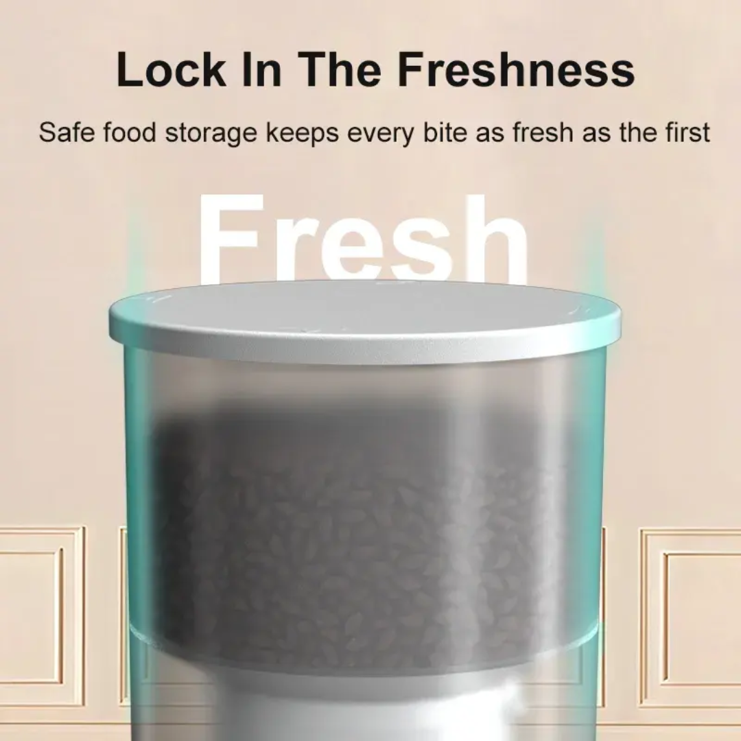 Elecpet Tuya スマートWiFi自動ペットフィーダ - Food Storage Not Plastic のレビューと価格