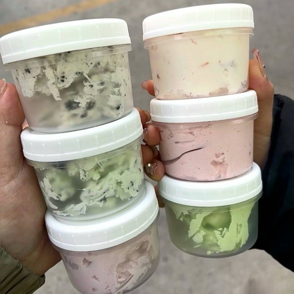 10 個ポータブル透明ヨーグルトプリンジャー蓋付きラウンド食 - Food Storage Yogurt のレビューと価格