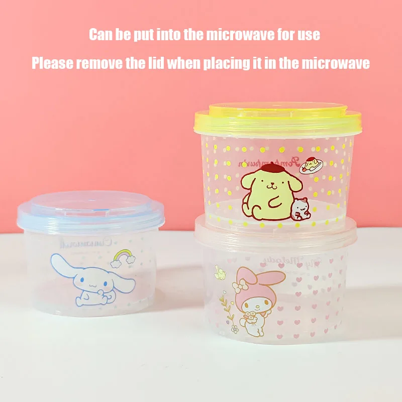 キティ弁当箱セット 3個入り 可愛い重ねて使える蓋付き丸型ラ - Food Storage Containers B&M のレビューと価格